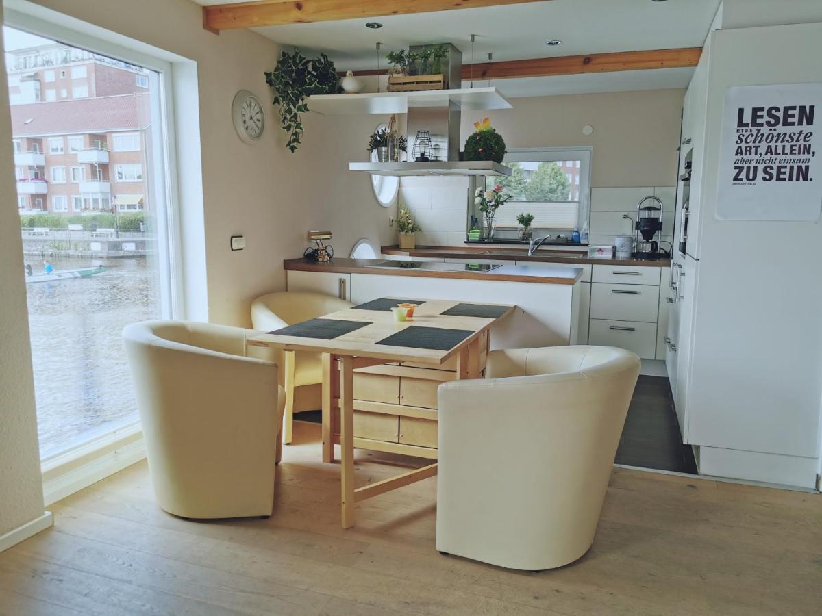 Hausboot Die Leseinsel Emden Luaran gambar
