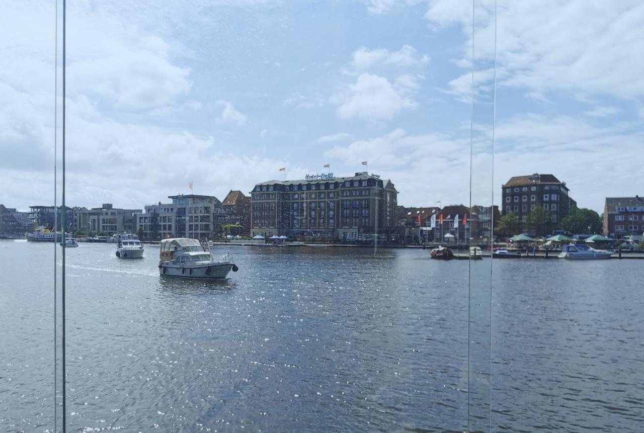 Hausboot Die Leseinsel Emden Luaran gambar